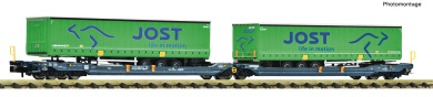 Fleischmann 6660214 (N) – Doppeltaschen-Gelenkwagen T3000e der CEMAT 