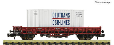 Fleischmann 6660220 (N) – Flachwagen der DR 