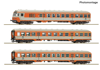 Roco 6290090 (TT) – 3-tlg. Set: Nahverkehrswagen der DB 