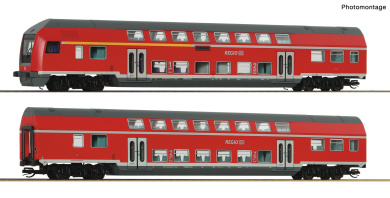 Roco 6290071 (TT) – 2-tlg. Set 1: Doppelstockwagen der DB AG 