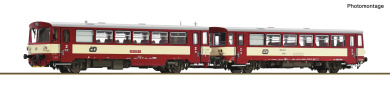 Roco 7790013 (TT) – Dieseltriebwagen 810 458-0 mit Beiwagen der CD 
