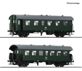 Roco 6280085 (TT) – 2-tlg. Set: Personenwagen der DR 