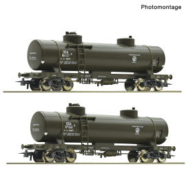 Roco 6600358 (DC) – 2-teiliges Kesselwagen-Set der USATC 