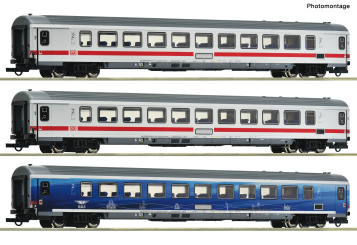 Roco 6200295 (DC) – 3-teiliges Schnellzugwagen-Set der BDZ 