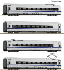 Roco 7710028 (DC) – 4-teiliges Zwischenwagen-Set ICE 3neo (BR 408) der DB AG 