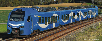 Roco 7720044 (AC) – 4-teiliger Elektrotriebzug „FLIRT 3“ der Arverio Bayern, digital mit Sound 