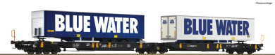 Roco 6600362 (DC) – Doppeltaschen-Gelenkwagen T2000 der CargoNet 