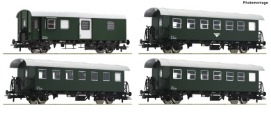 Roco 6200316 (DC) – 4-teiliges Spantenwagen-Set der ÖBB 