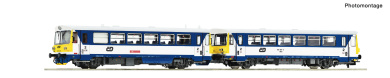 Roco 7700042 (DC) – Dieseltriebwagen Rh 810 mit Beiwagen der CD 