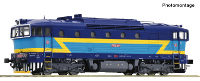 Roco 7310141 (DC) – Diesellok BR 754 077-6 der CD, digital mit Sound 