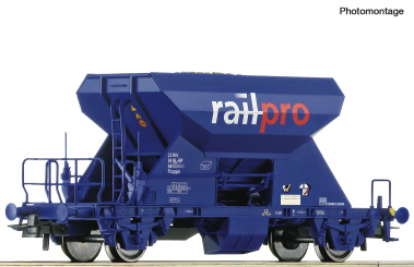 Roco 6600397 (DC) – Einzelwagen Schotterwagen der Railpro 