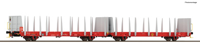 Roco 6600496 (DC) – Holztransportwagen der ÖBB/RCW 