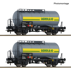 Roco 6600420 (DC) – 2-teiliges Kesselwagen-Set der SBB 