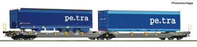 Roco 6600391 (DC) – Doppeltaschen-Gelenkwagen T3000e der MFD Rail 