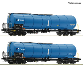 Roco 6600310 (DC) – 2-teiliges Kesselwagen-Set der CD Cargo 