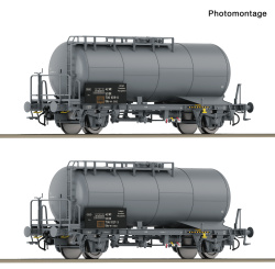 Roco 6600422 (DC) – 2-teiliges Schweröl-Kesselwagen-Set der DR 
