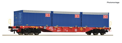 Roco 6600307 (DC) – Containertragwagen der DB AG 