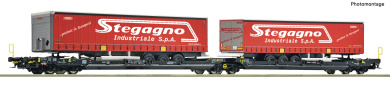 Roco 6600488 (DC) – Doppeltaschen-Gelenkwagen T3000e der TX Logistik 