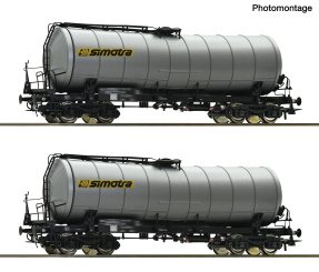 Roco 6600395 (DC) – 2-teiliges Knickkesselwagen-Set der SNCF 