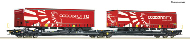 Roco 6600346 (DC) – Doppeltaschen-Gelenkwagen T3000e der CEMAT 