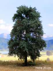 Der Modellbaum. – Kastanie mit Wurzel, Sommer, 20-60 cm | Baumhöhe ca. 25 cm