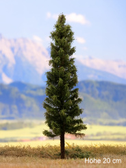 Der Modellbaum. – Tanne Wald, Vollstamm, Sommer, 10-60 cm | Baumhöhe ca. 10 cm