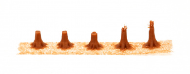 Der Modellbaum. – 5-teiliges Wurzel-Set zur Landschaftsgestaltung, passend für Spur N 