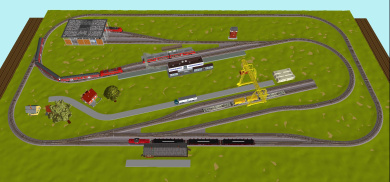 H0-Gleisplan Reinsburg – 1 Ebene, ca. 5qm, Gleissystem Roco Line mit Bettung 