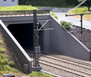 BIMM Modellbau BM501-11 (H0) – Tunnelportal Beton, 2-gleisig 