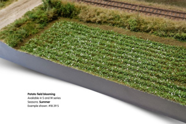 Lars op 't Hof Scenery 18.39 S+ – Kartoffelfeld blühend, Größe S, Fertigmatte 