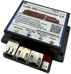 Lokstoredigital LoDi020 – LoDi-S88-CommanderLX, leistungsstarkes Interface für Rückmeldung 
