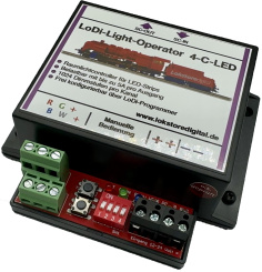 Lokstoredigital LoDi006 – LoDi-Light-Operator 4-C-LED zur digitalen Steuerung von LEDs 