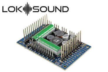 ESU 58515 – LokSound 5 XL Leerdecoder mit Stiftleisten für Spur 1 und G 