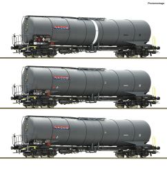 Roco 6600197 – 3-teiliges Set Kesselwagen der NACCO 