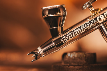 Harder & Steenbeck HS-121233 – EVOLUTION 2024 CRplus 2in1 Airbrushpistole, 0,28 / 0,45 mm 