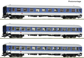 Roco 6200288 – 3-teiliges Schnellzugwagen-Set IR 2184 Nordpfeil der DB AG 