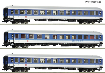 Roco 6200289 – 3-teiliges Schnellzugwagen-Set IR 2184 Nordpfeil der DB AG 