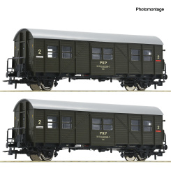 Roco 6200195 – PKP Behelfspersonenwagen Bti, 2er-Set 