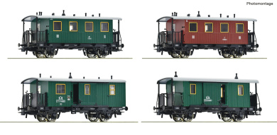 Roco 6200190 – kkStB Lokalbahn-Personenwagen, 4er-Set 