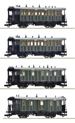 Roco 6200197 – K.Bay.Sts.B. Lokalbahnwagen, 4er-Set 