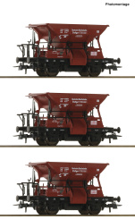 Roco 6600265 – DRB Talbot-Schotterwagen, 3er-Set 