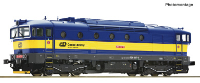 Roco 7300089 – ČD Diesellok 754 047-9 „Taucherbrille“, analog 