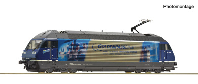 Roco 7510172 – BLS Elektrolok Re 465 008-1 „Goldenpass“, DCC/Motorola-Sound 