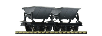 Roco 34600 (H0e) – 2er-Set Kipploren für Schmalspur-Feldbahnen 