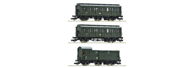 Roco 6200130 – DR Nebenbahnzug, 3er-Set 1, Epoche III 