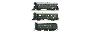 Roco 6200131 – DR Nebenbahnzug, 3er-Set 2, Epoche III 