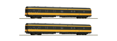 Roco 6210188 – ÖBB Bahnpostwagen Post-m, 2er-Set, digitale LED-Innenbeleuchtung 