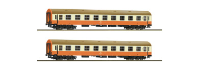 Roco 6280017 (TT) – DR Städteexpress, 2er-Set Bme, 2. Klasse, Epoche IV 