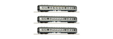 Roco 6280023 (TT) – DB Silberlinge, 3er-Set, Epoche IV 