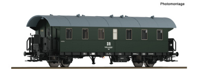 Roco 6280050 (TT) – DR Personenwagen Baai, 2. Klasse, offene Plattformen, Epoche IV 
